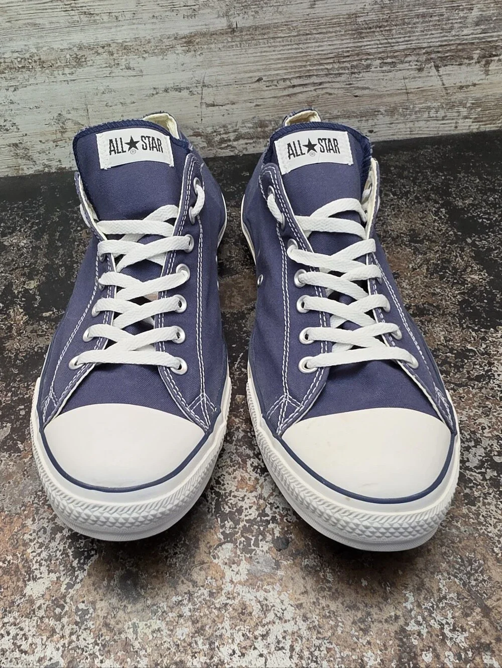 Mens Converse Chuck Taylor All Star Low Top Athletic Shoes Sz 17 Eur 53 Navy Blu